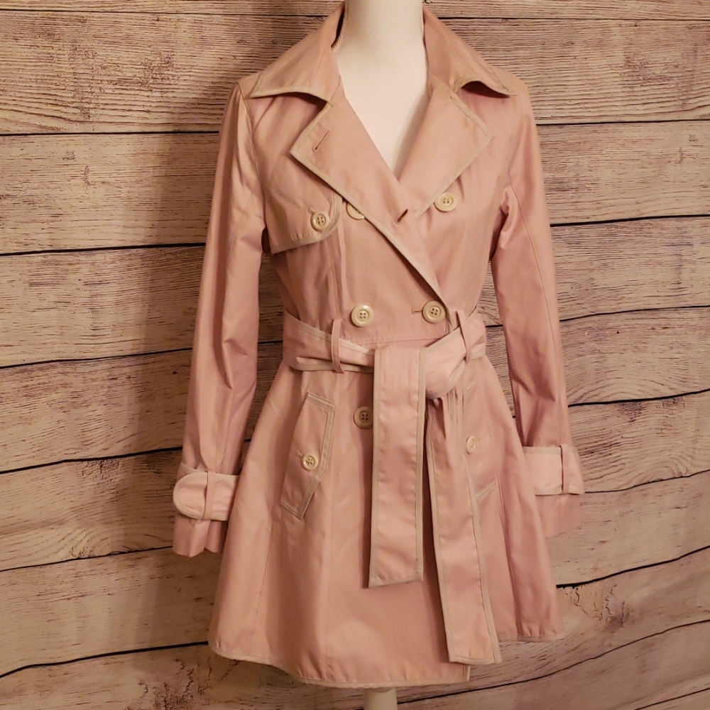 Betsey Johnson Trench Coat / Spring Jacket, Sz S
